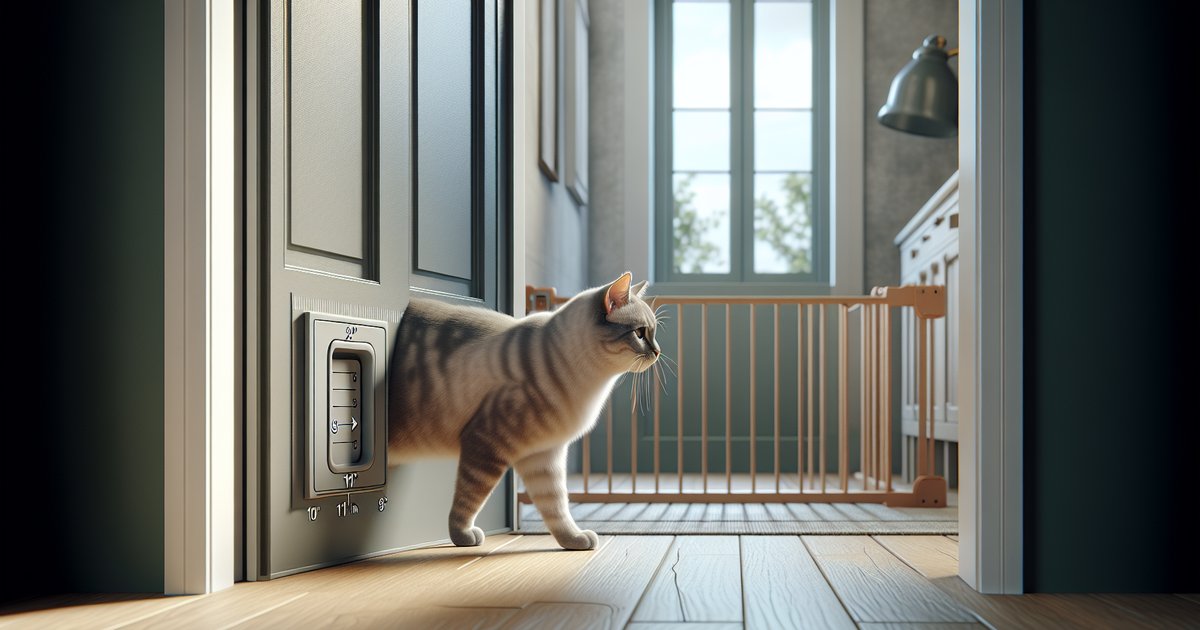 Cats Know Their Limits: Body Size Awareness in Tight Spaces