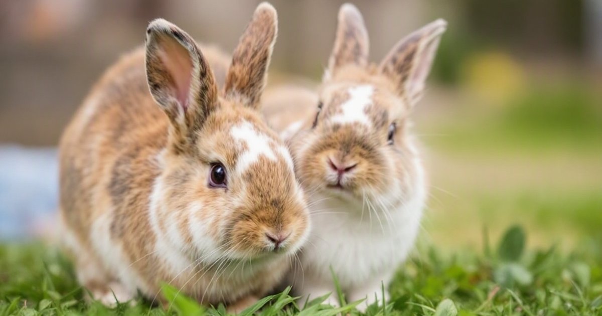 Rabbit resting with a tilted head, illustrating E. cuniculi neurological signs in pet rabbits