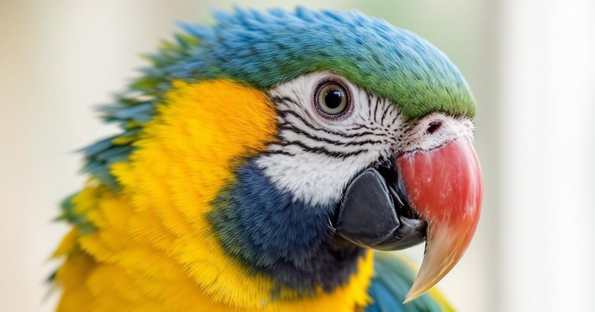 Colorful pet parrot perched indoors, highlighting parrot welfare and owner care checklist