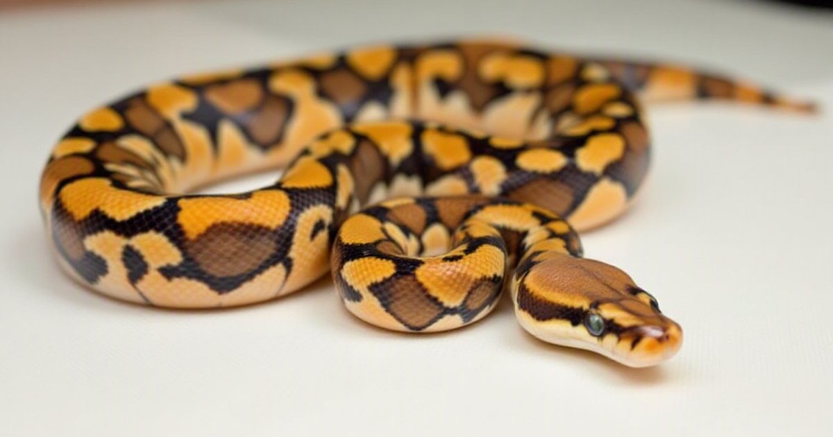 Corn snake coiled in a vivarium, highlighting gut health concerns for captive corn snake owners